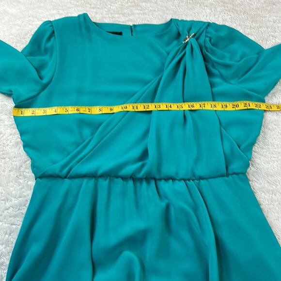 Ursula of Switzerland seafoam green mother of the bride chiffon midi dress 15 16 - Picture 5 of 11